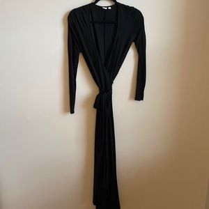 Gap Black Wrap Around Dress